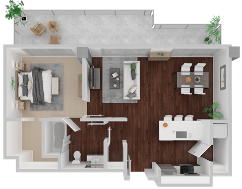 Floor Plan at Venn Apartments, San Francisco